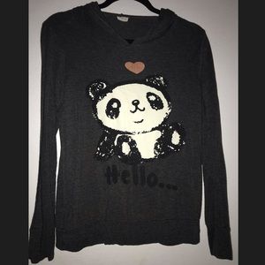Panda Thin Hoodie